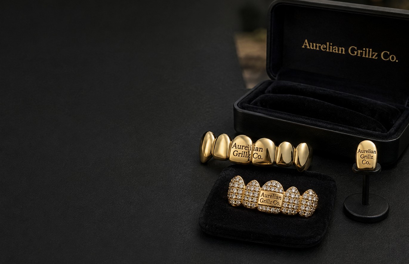 Custom printed grillz with logo