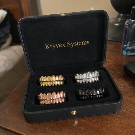 Promotional custom grillz with company logo